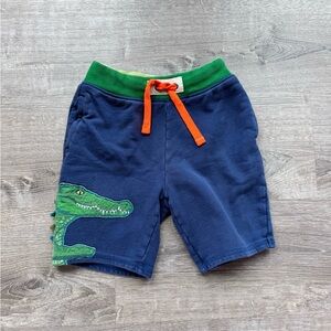 Mini Boden Boys Alligator Applique Shorts